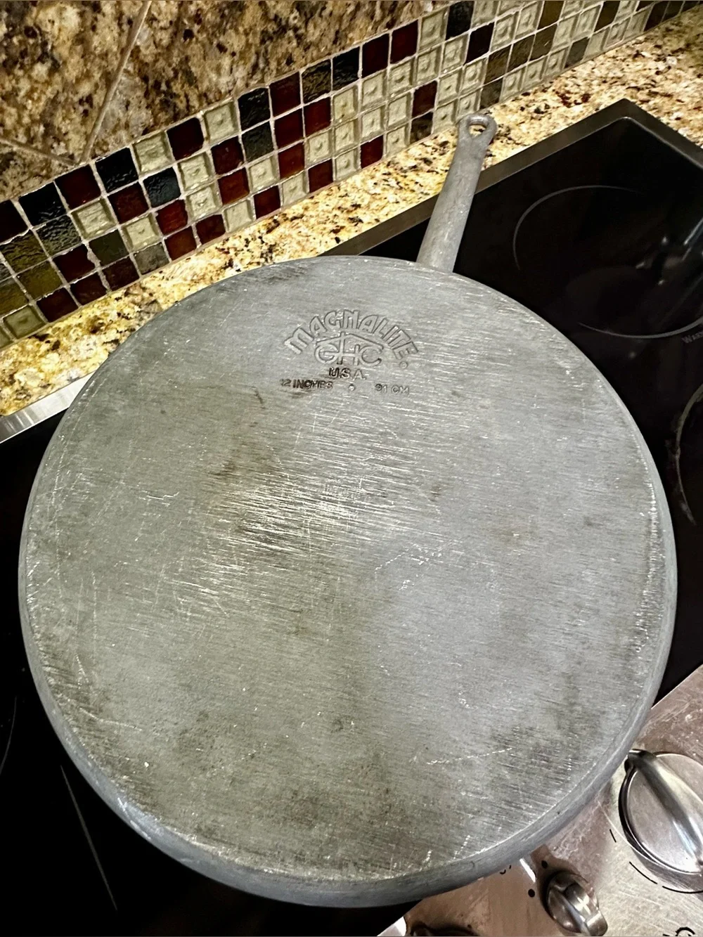 Vintage Magnalite GHC Professional 12” Deep Skillet Chicken Fryer Pan w/Lid USA